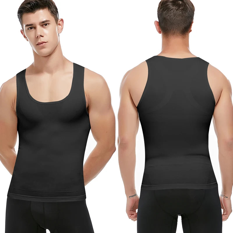 Men’s Slimming Shaper Vest – Belly Control & Posture Support