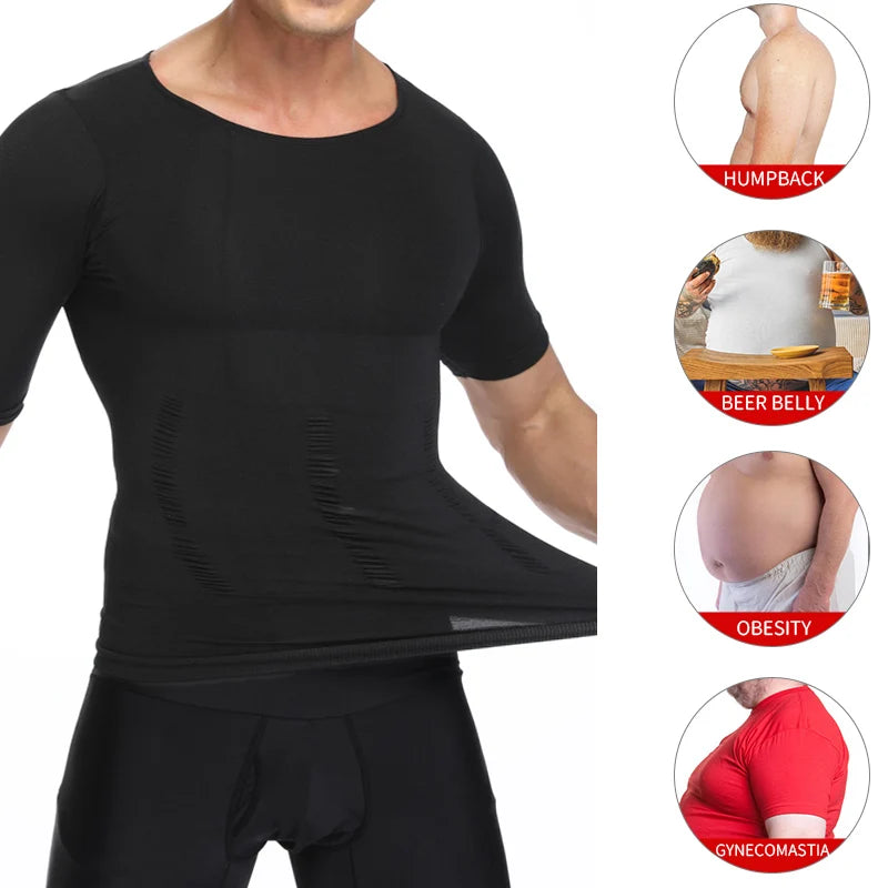 Men’s Slimming Shaper Vest – Belly Control & Posture Support