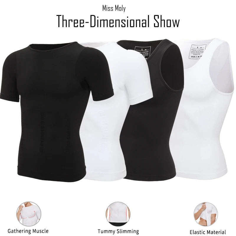 Men’s Slimming Shaper Vest – Belly Control & Posture Support