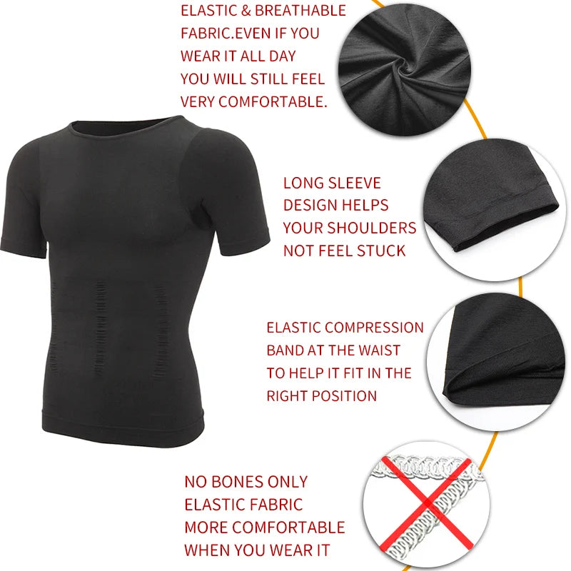 Men’s Slimming Shaper Vest – Belly Control & Posture Support