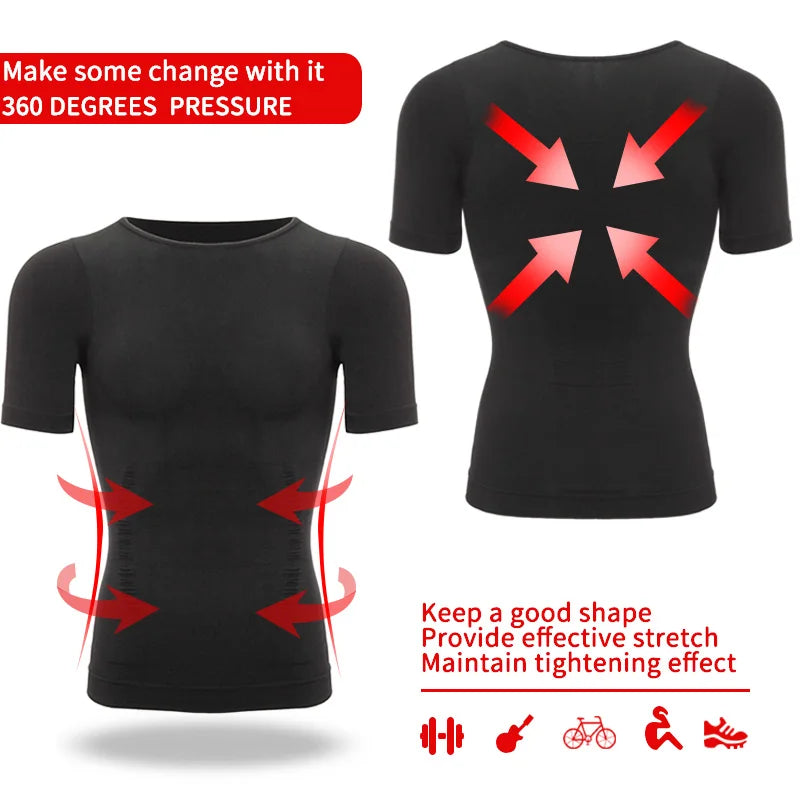 Men’s Slimming Shaper Vest – Belly Control & Posture Support