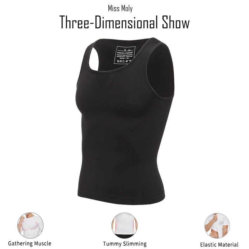 Men’s Slimming Shaper Vest – Belly Control & Posture Support