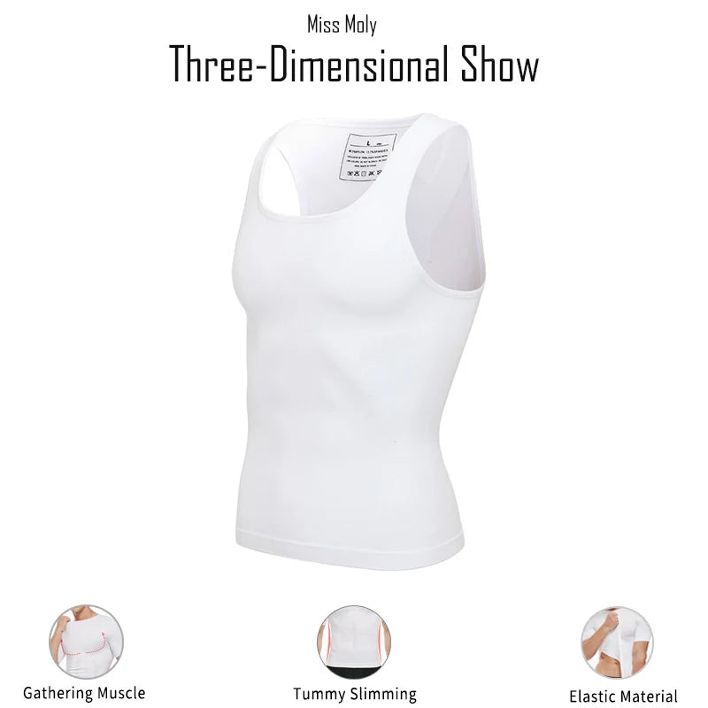 Men’s Slimming Shaper Vest – Belly Control & Posture Support