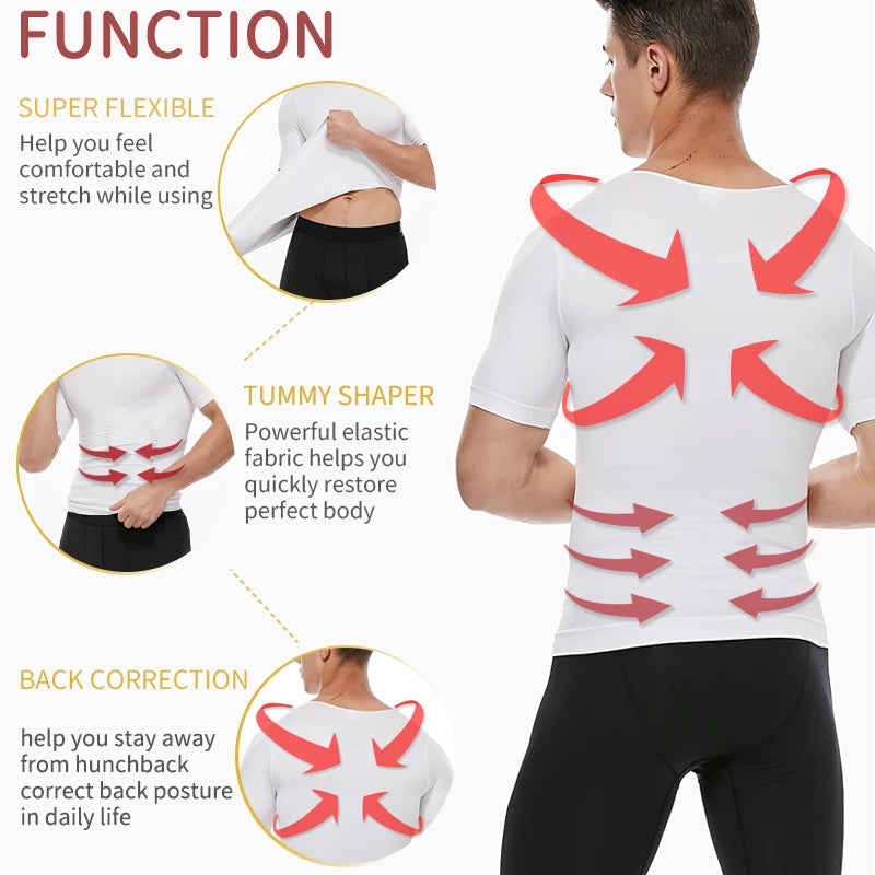Men’s Slimming Shaper Vest – Belly Control & Posture Support