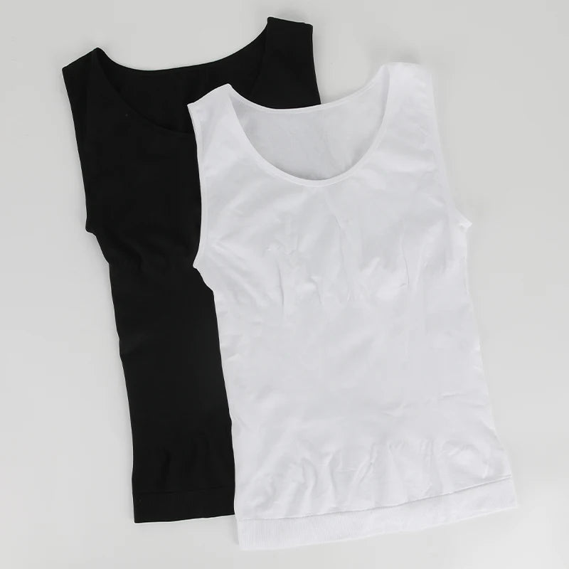 Men's Compression Shirt – Tummy Control Shapewear Slimming Vest for Waist & Abdomen Support