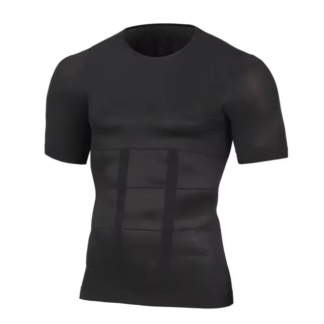 Men's Compression Shirt Slimming Body Shaper – Tummy Control & Posture Support
