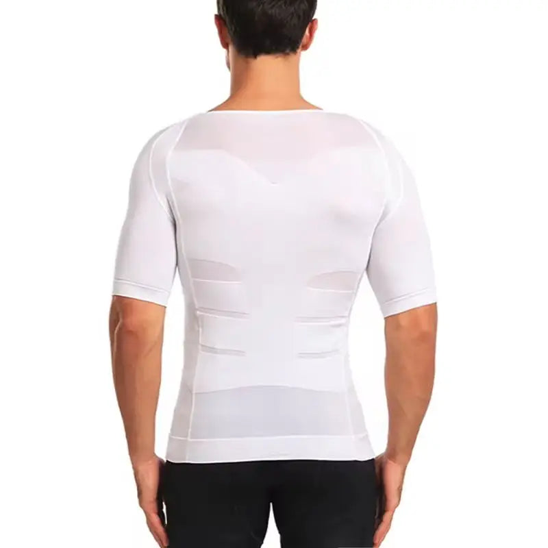 Men's Compression Shirt Slimming Body Shaper – Tummy Control & Posture Support