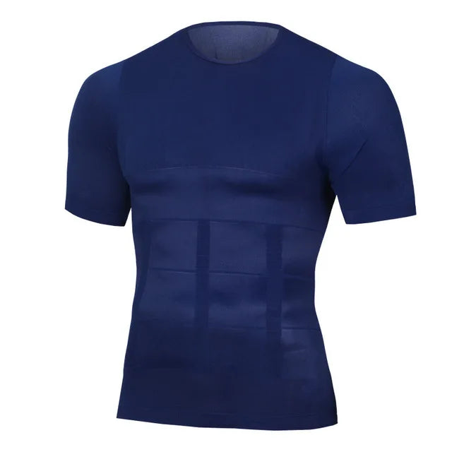 Men's Compression Shirt Slimming Body Shaper – Tummy Control & Posture Support