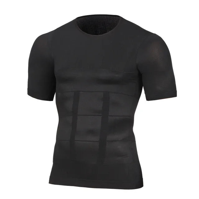 Men's Compression Shirt Slimming Body Shaper – Tummy Control & Posture Support