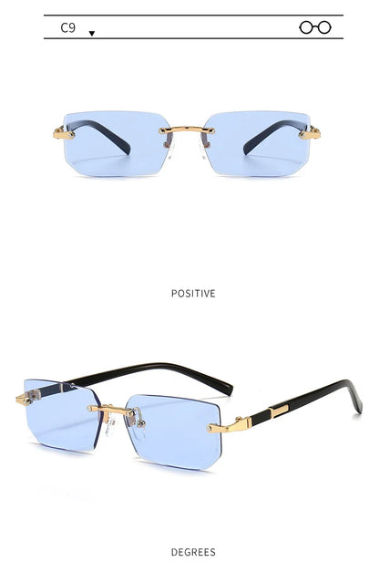 Rimless Fashion Sunglasses