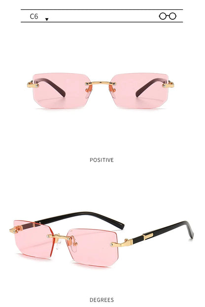 Rimless Fashion Sunglasses