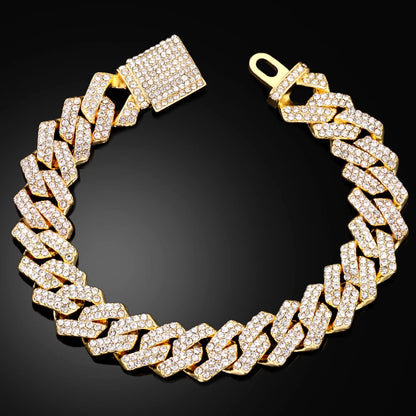 Iced Out Cuban Link Bracelet