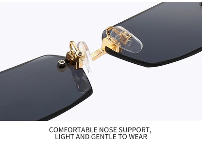 Rimless Fashion Sunglasses