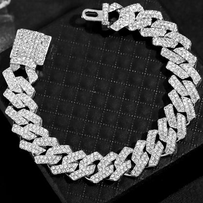 Iced Out Cuban Link Bracelet