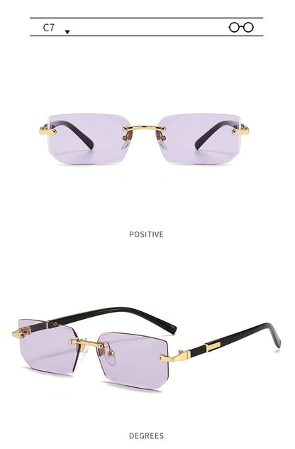 Rimless Fashion Sunglasses