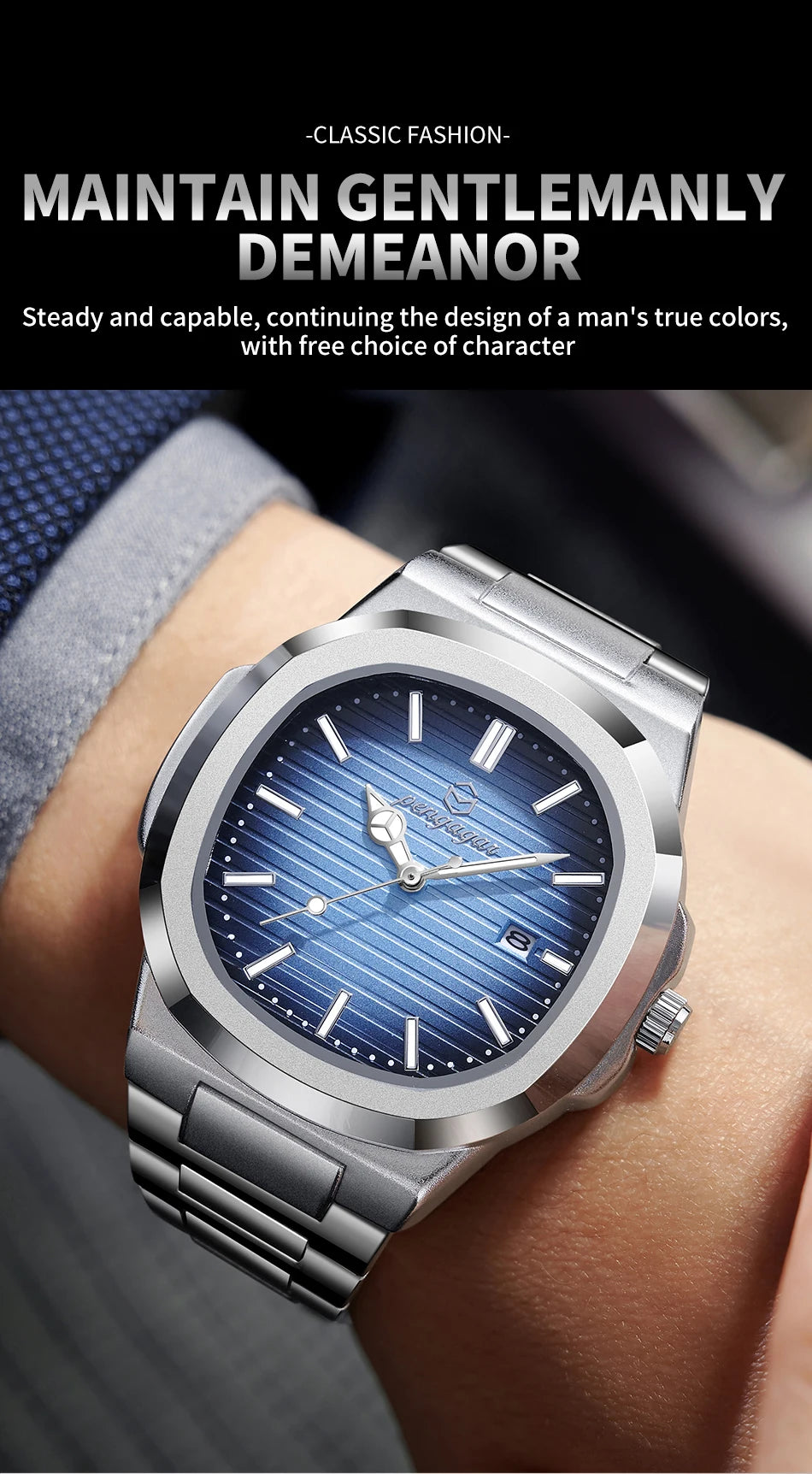 Stainless Steel Quartz Watch