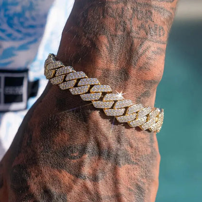 Iced Out Cuban Link Bracelet