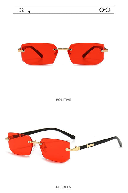 Rimless Fashion Sunglasses
