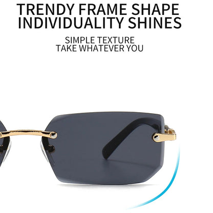 Rimless Fashion Sunglasses