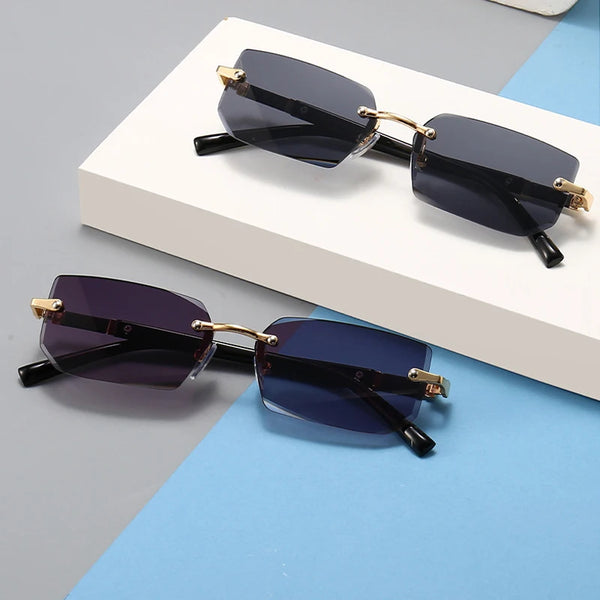 Rimless Fashion Sunglasses