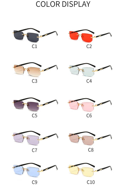 Rimless Fashion Sunglasses