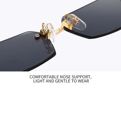 Rimless Fashion Sunglasses