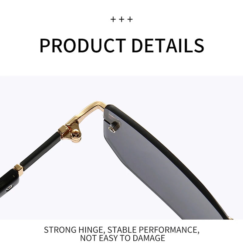 Rimless Fashion Sunglasses