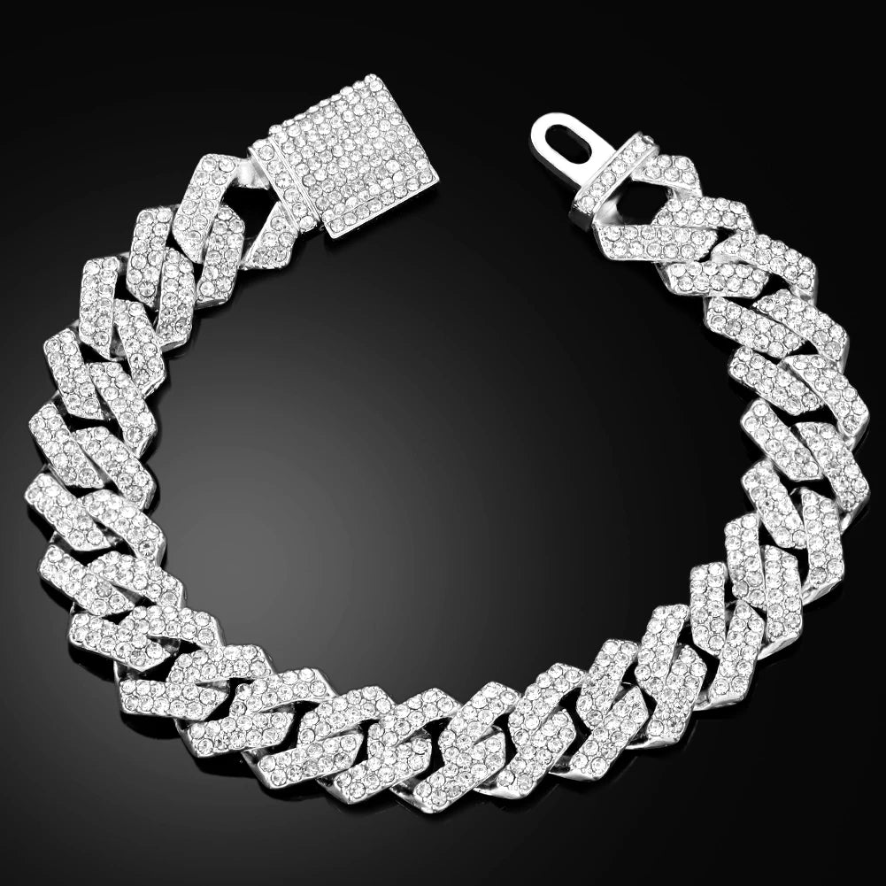 Iced Out Cuban Link Bracelet