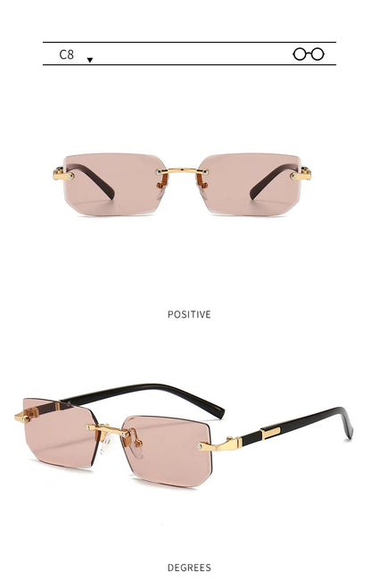 Rimless Fashion Sunglasses